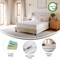 Merrick Lane Cielo Memory Foam Mattress in a Box with 3 Layers, Washable Cover, Green Tea-Infused Foam, Cooling Gel, and CertiPUR-US Certified Foam